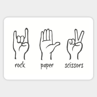 ROCK! PAPER SCISSORS Sticker